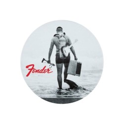 Posavasos vintage años 60 Fender blanco/negro 4ud | MÚSICA BILBAO