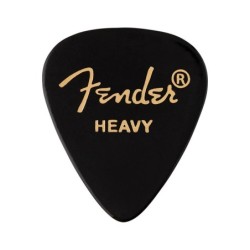 Púas Fender premium 351 heavy black 12ud | Música Bilbao