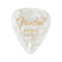 Púas Fender premium 351 ext.heavy white moto 12ud | Música Bilbao