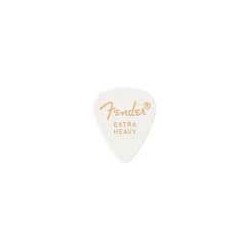 Púas Fender premium 351 extra heavy white 12ud | MÚSICA BILBAO