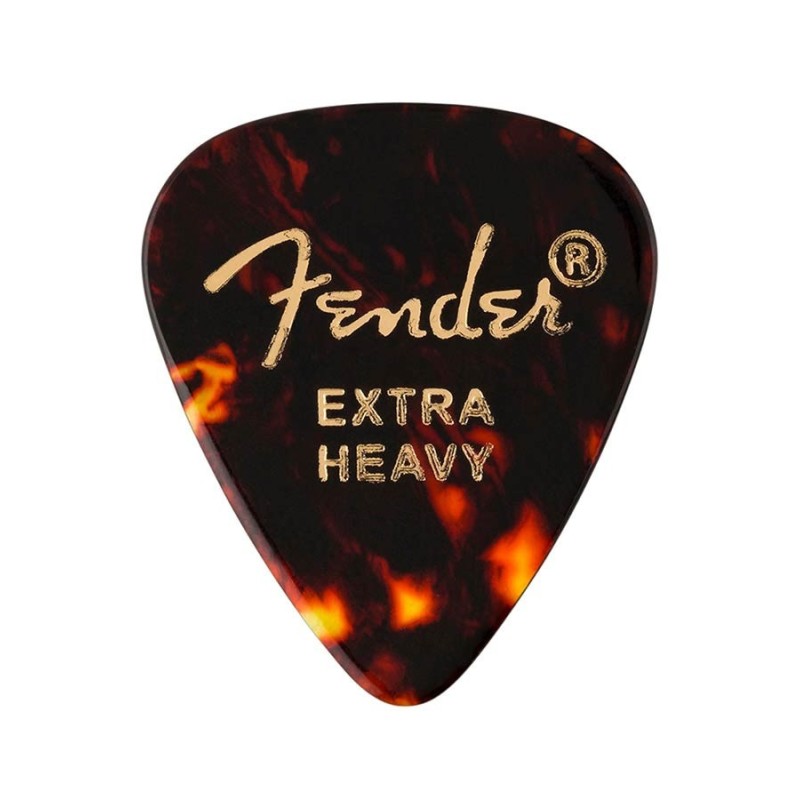 Púas Fender premium 351 ext.heavy tort. shel 12ud | MÚSICA BILBAO