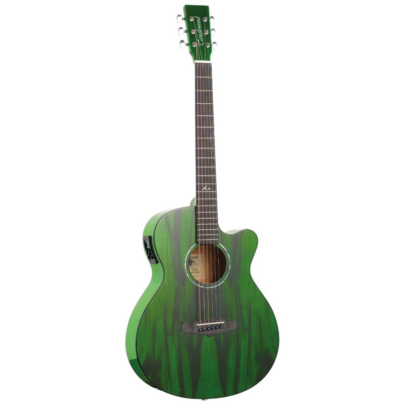 GUITARRA ACÚSTICA TANGLEWOOD AZURE SUPER FOLK VERDE | MÚSICA BILBAO