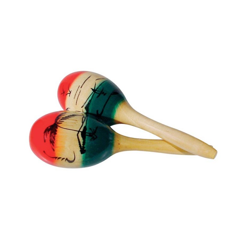 Maracas madera Hayman mod. mexicano grande par