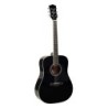 GUITARRA ACÚSTICA RICHWOOD DREADNOUGHT NEGRA