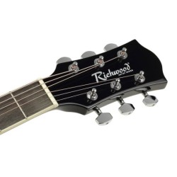 GUITARRA ACÚSTICA RICHWOOD DREADNOUGHT NEGRA