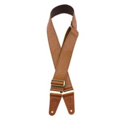 Correa Fender 50mm tooled leather brown | MÚSICA BILBAO
