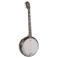 Banjo 6 cuerdas Richwood aluminio-ébano 24T