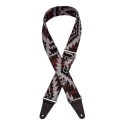 Correa Fender 50mmWeighLess black aztec | Música Bilbao