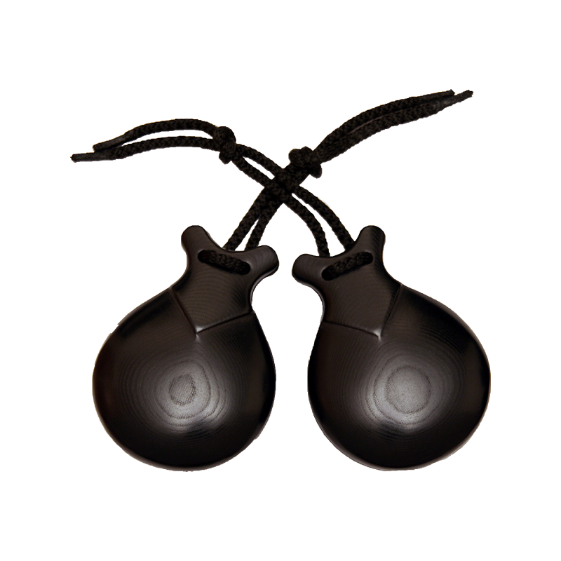 CASTAÑUELAS JALE DE TELA NEGRA DEL N  7