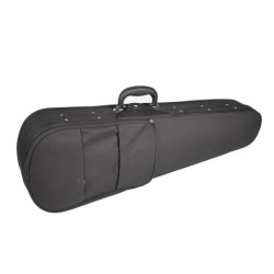 Estuche violín 1/2 Leonardo forma negro YKK