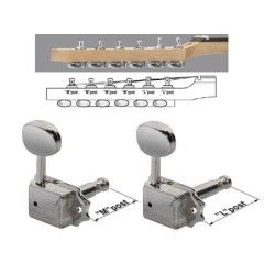 machine heads for guitar, with EZ LOK and staggere