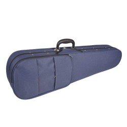 Estuche violín 4/4 Leonardo forma azul YKK