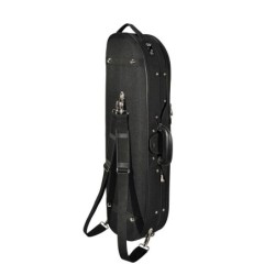 Estuche violín 4/4 Leonardo forma D 2 negro