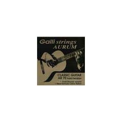 string set classic, gold bronze wound, clear nylon