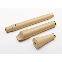alto recorder, key: F, ABS, 3-piece, 467 mm, natur