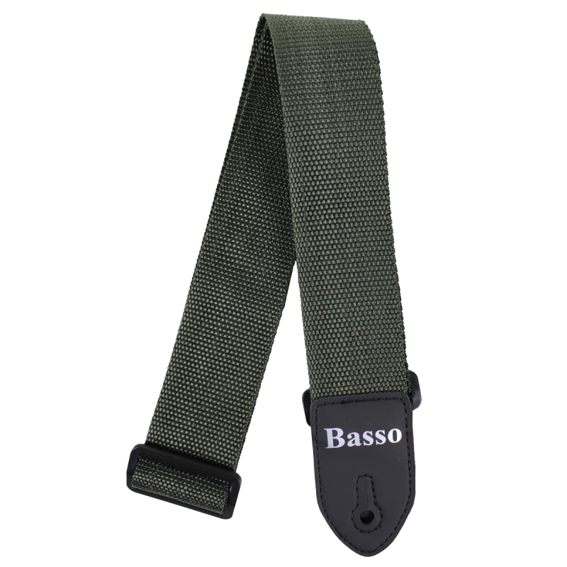 CORREA BASSO PARA GUITARRA Y BAJO MILITAR 5cm