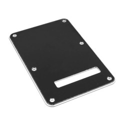 Placa trasera Stratocaster Fender 3c negra | Música Bilbao