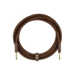 Cable jack/jack Paramount Fender 3m marrón | MÚSICA BILBAO