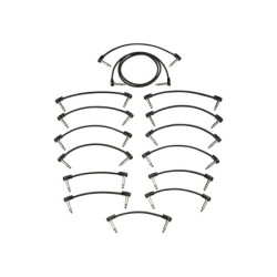 Kit latiguillos Fender blockchain negro grande | MÚSICA BILBAO