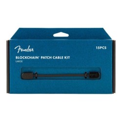 Kit latiguillos Fender blockchain negro grande | MÚSICA BILBAO