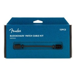 Kit latiguillos Fender blockchain negro medium | MÚSICA BILBAO