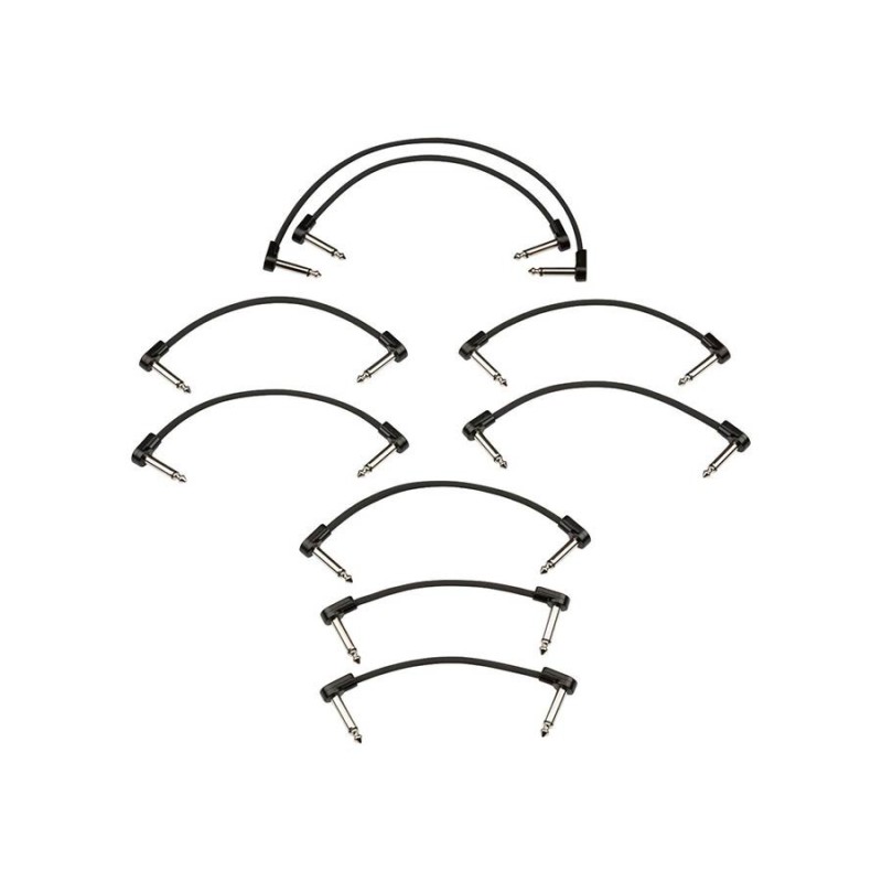 Kit latiguillos Fender blockchain negro pequeño | MÚSICA BILBAO