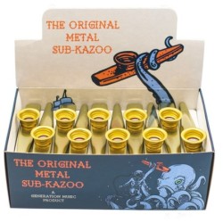 KAZOO METÁLICO BM CAJA DE 30 UNIDADES