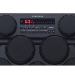 BATERÍA DIGITAL MEDELI DE SOBREMESA 7 PADS CON SENSIBILIDAD