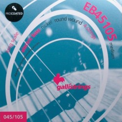 string set electric bass, nickel roundwound coated