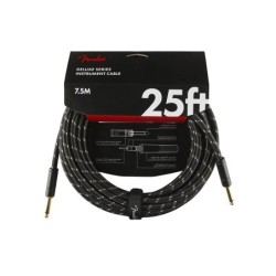 Cable jack/jack Fender 7.5m tweed negro | Música Bilbao
