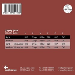 string set acoustic, silverplated roundwound, medi