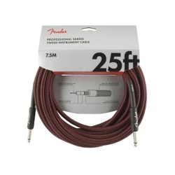 Cable jack/jack Fender 7.5m tweed rojo | Música Bilbao