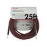 Cable jack/jack Fender 7.5m tweed rojo | MÚSICA BILBAO