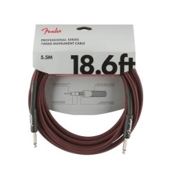 Cable jack/jack Fender 5.5m de tweed rojo | Música Bilbao