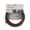Cable jack/jack Fender 5.5m de tweed rojo | MÚSICA BILBAO