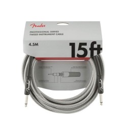 Cable jack/jack Fender 4.5m tweed blanco | Música Bilbao