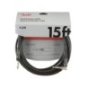 CABLE FENDER JACK/JACK ACODADO NEGRO 4,5M | MÚSICA BILBAO