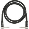 Cable jacks acod. 0.9m Fender negro | MÚSICA BILBAO