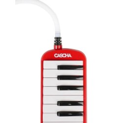 melodica red, incl. case and mouthpiece