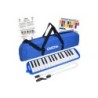 melodica blue, incl. case and mouthpiece