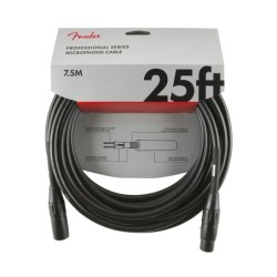 Cable micro Fender 7.5m negro | Música Bilbao