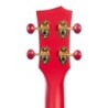 UKELELE DE CONCIERTO CASCHA ROJO DE FIBRA DE CARBONO