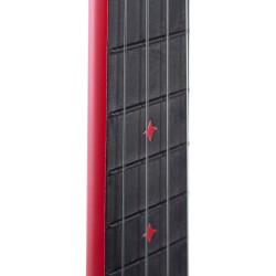 UKELELE DE CONCIERTO CASCHA ROJO DE FIBRA DE CARBONO