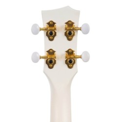 UKELELE DE CONCIERTO CASCHA BLANCO DE FIBRA DE CARBONO