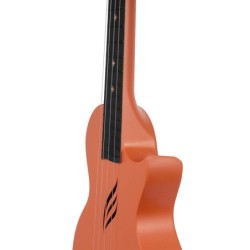 UKELELE DE CONCIERTO CASCHA NARANJA DE FIBRA DE CARBONO