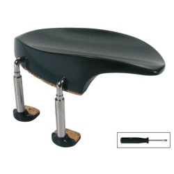 chinrest for violin and viola 'Teka'-model, ebony,