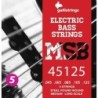 string set electric 5-string bass, steel medium, 0