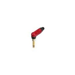 jack plug, 6,3 mm, 2-pole, gold contacts, angled s