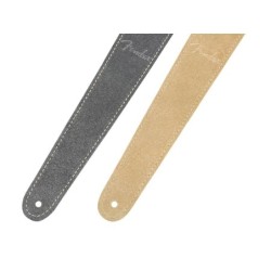 Correa Fender 50mm suede reversible gray/tan | MÚSICA BILBAO