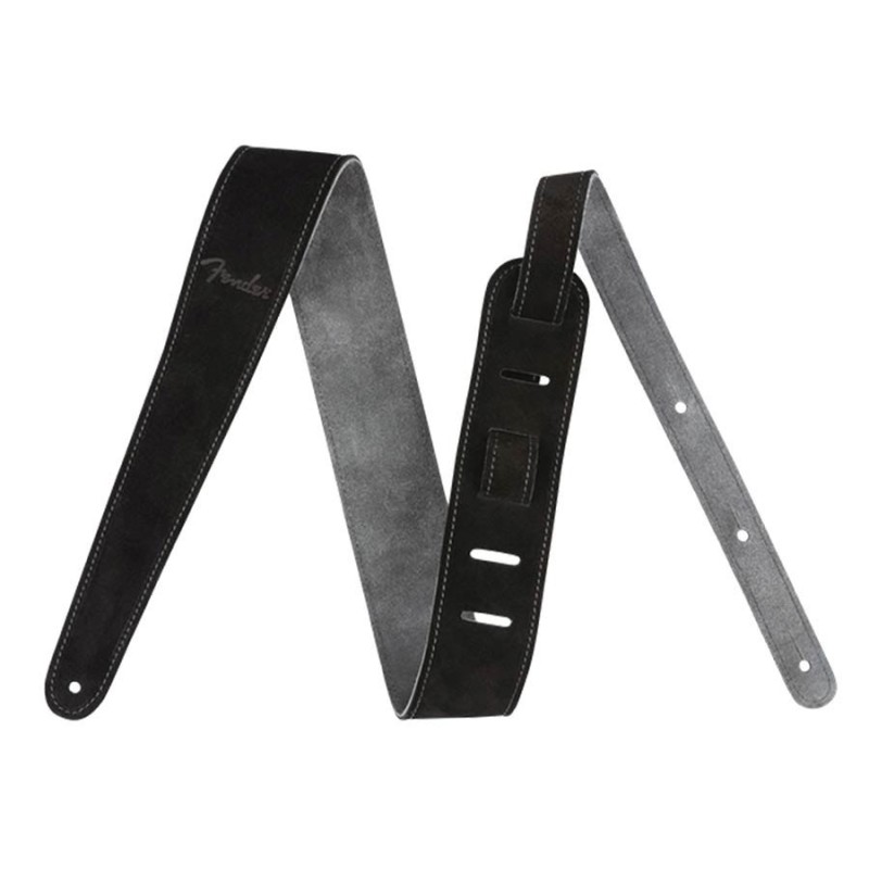 Correa Fender 50mm suede reversible black/gray | MÚSICA BILBAO